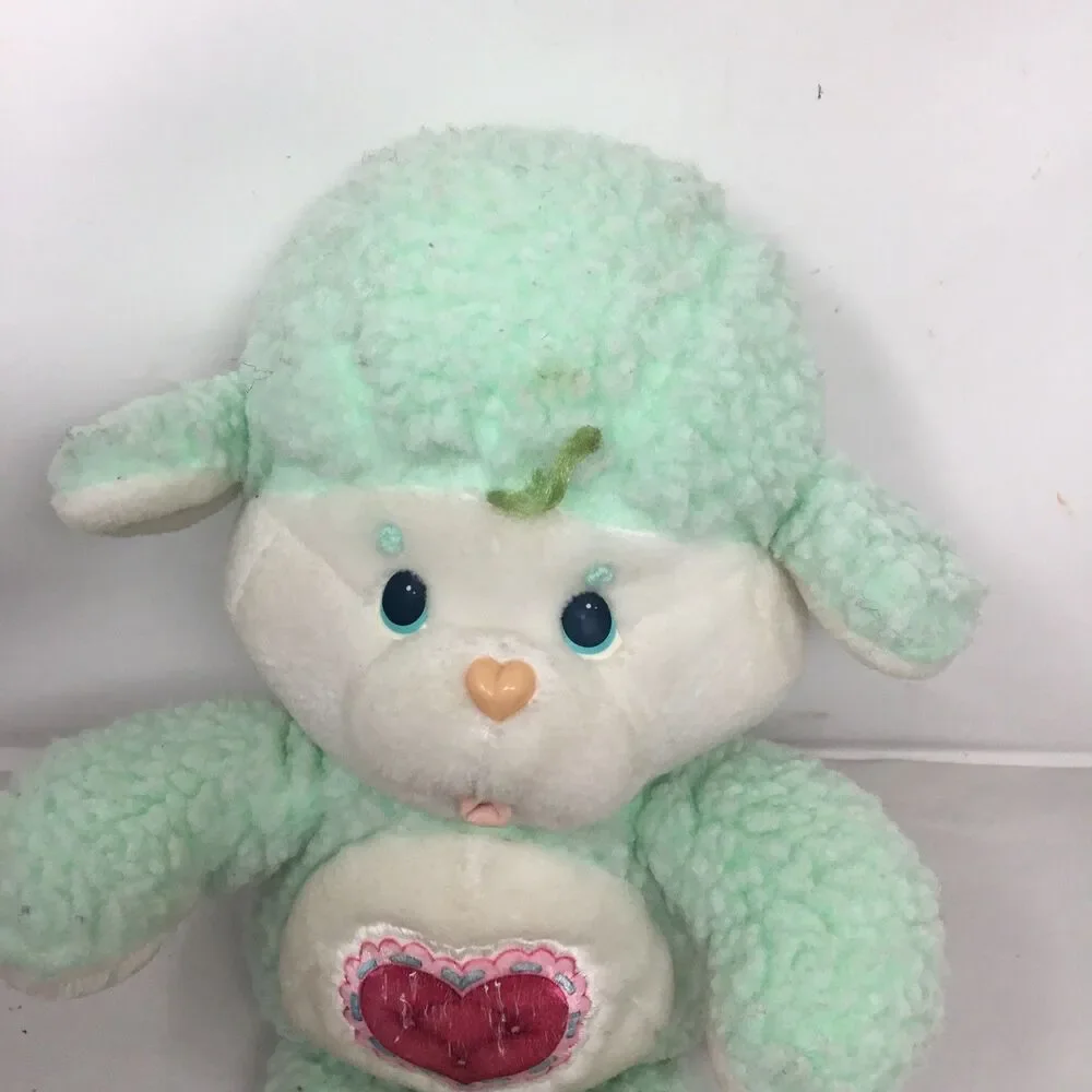 Vintage 1980s Kenner Care Bears 13” Tenderheart Bear & Gentle Heart Lamb Plush